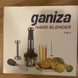 Ganiza Immersion Blender 5 in 1 Hand Blender 800W Heavy Duty Motor