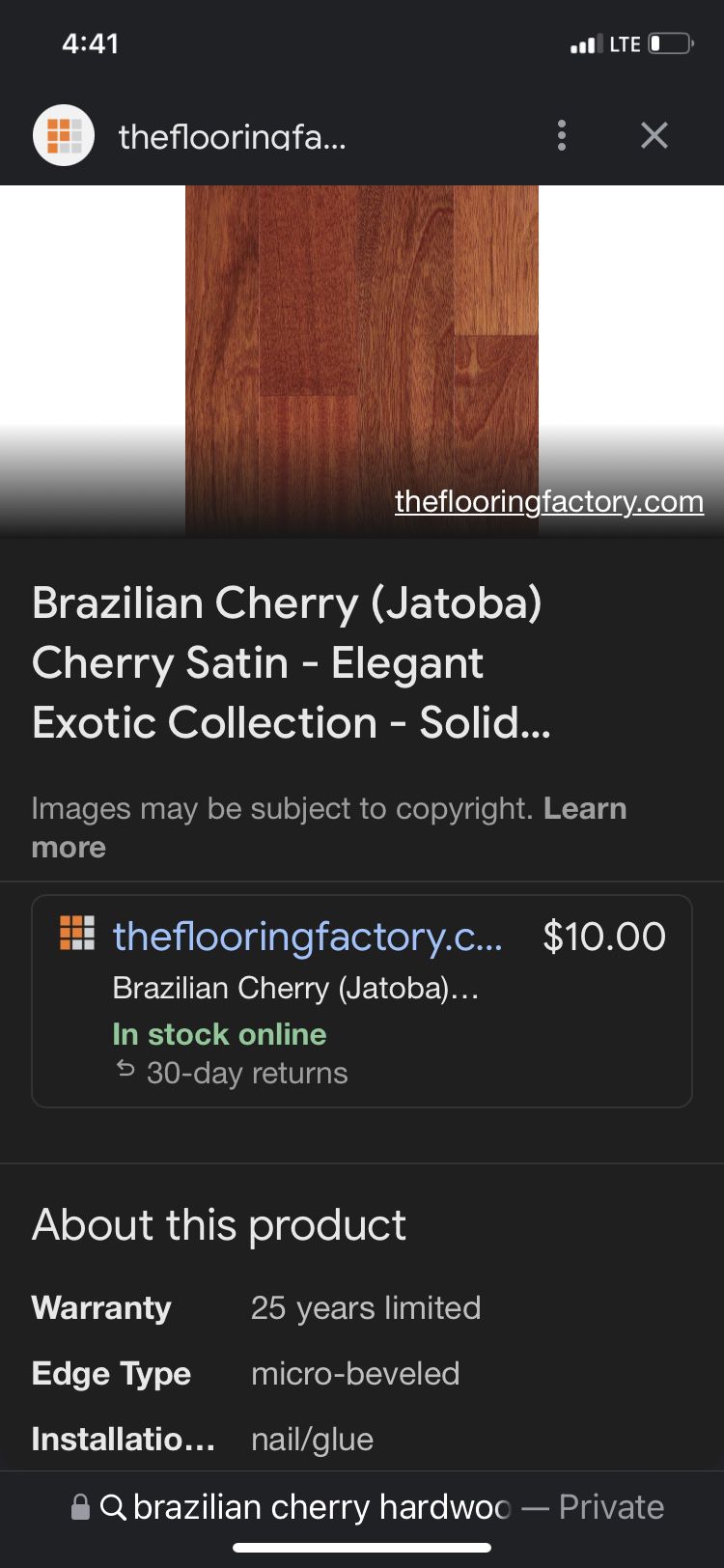 Hardwood Brazilian Cherry Flooring. Among The VERY BEST In Flooring