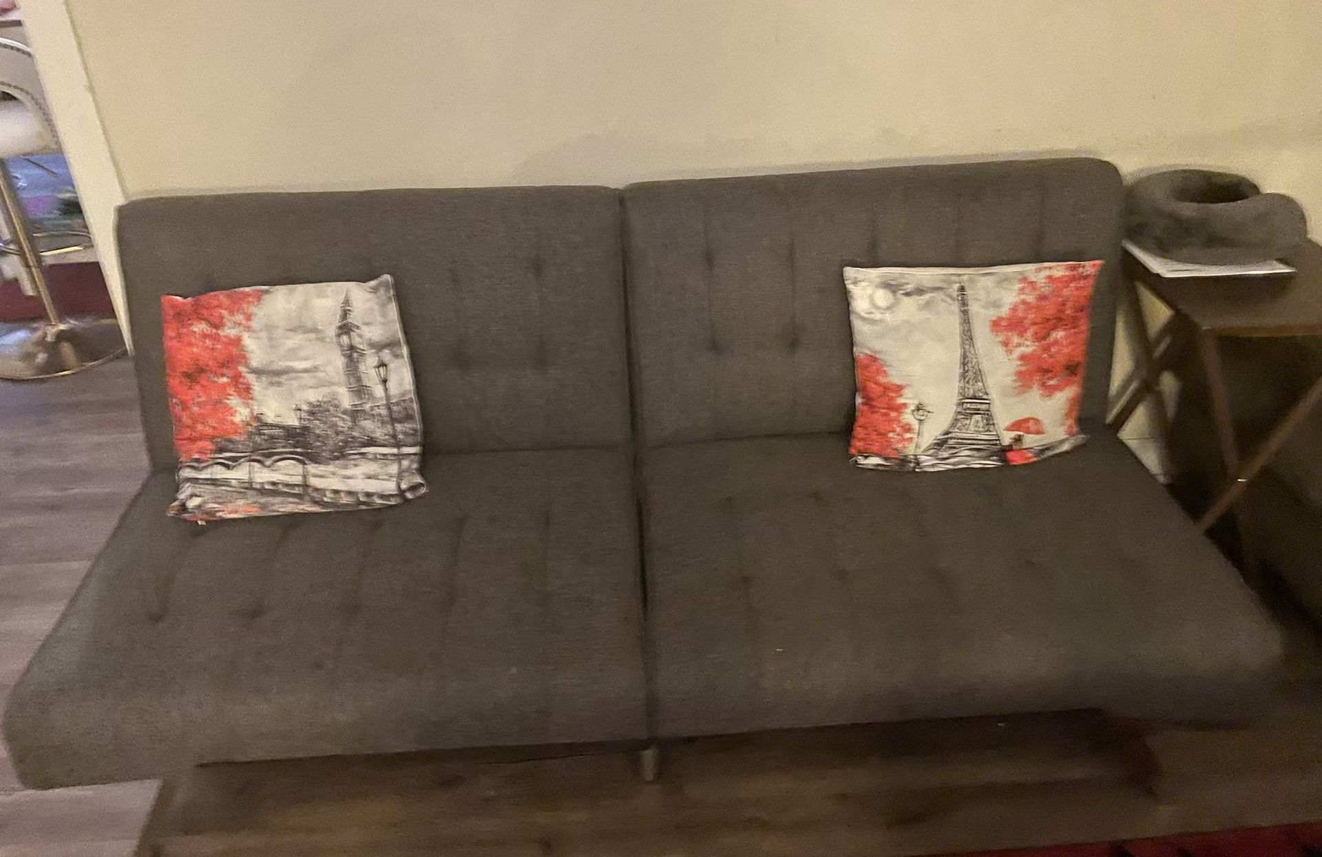 Gray Futon