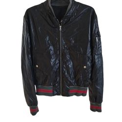 GUCCI Men's Jacket Black Italy Size:48 210925 Z4063/851