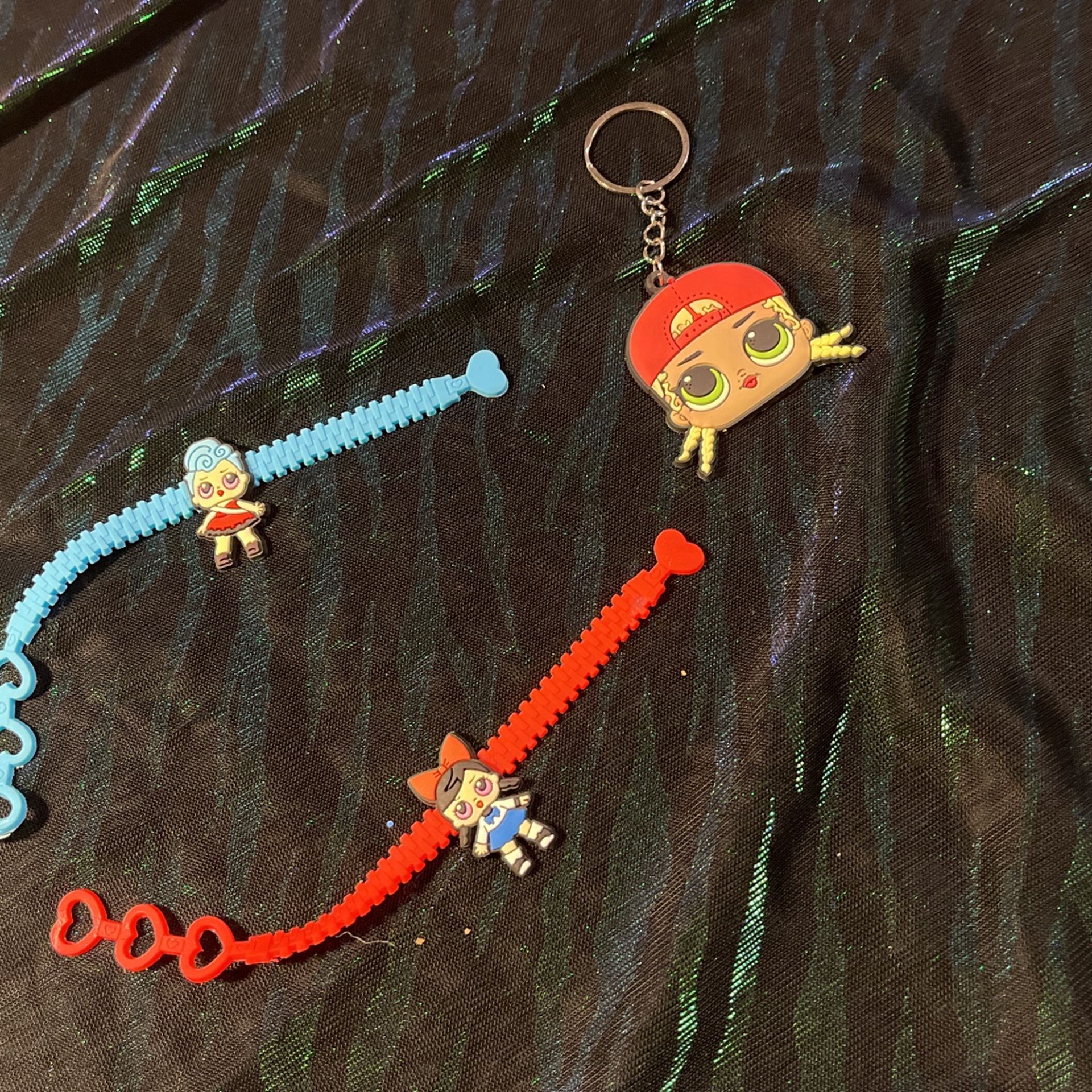 lol Bundle Keychain And 2 Bracelets