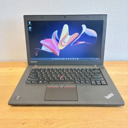 💻Lenovo ThinkPad T450 Laptop 14” Screen✅Intel Core i5/15GB RAM⚡️Windows 11✔️1 Year Warranty
