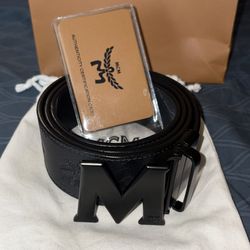 MCM Black Adjustable belt