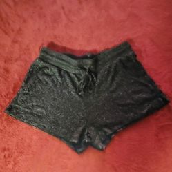 WOMENS STARS ABOVE SHORTS BLACK SIZE S