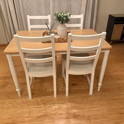 Table and chairs