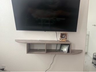 Floating TV stand wall mount