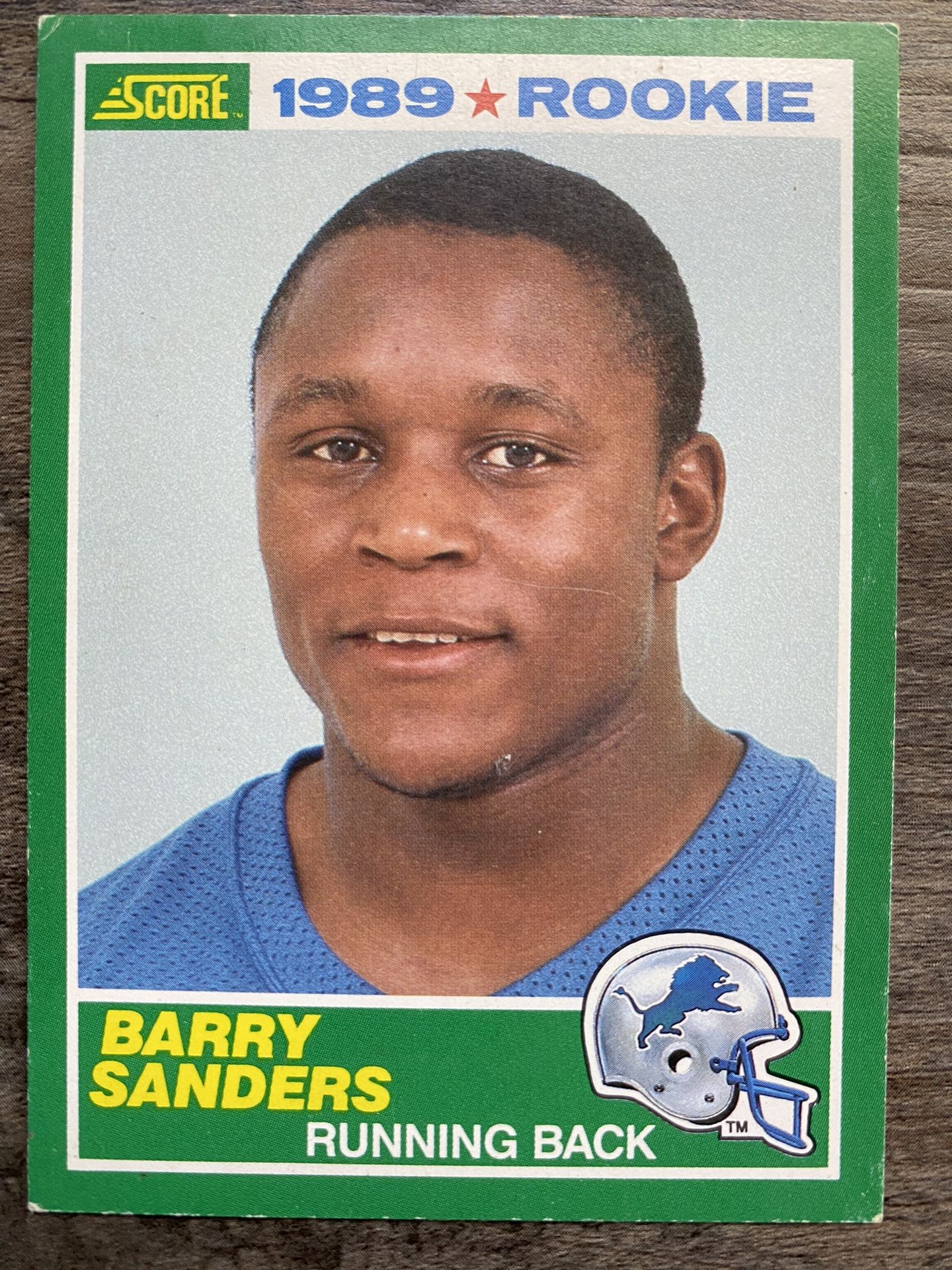 1989 Barry Sanders Rookie Card #257 