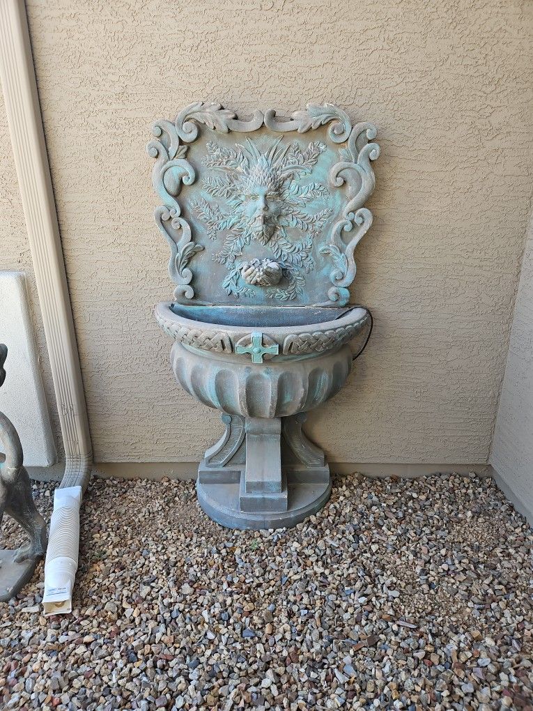 Celtic Concrete Water Fountain