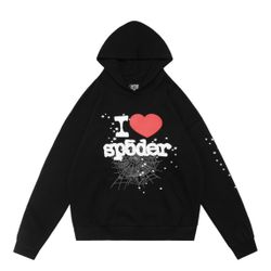 I Heart Spider Hoodie Size Larg E