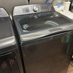 GE Profile Washer and Dryer Set.