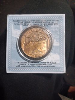 Titanic Collectible Coin