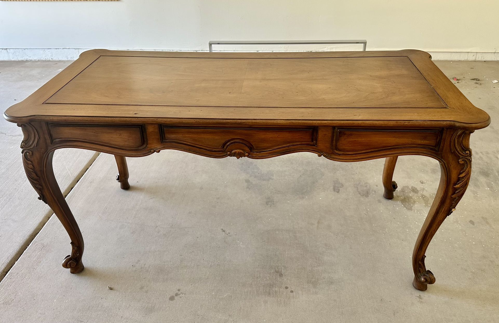 Kargas antique French Mahogany 1886 Writing Desk For office.