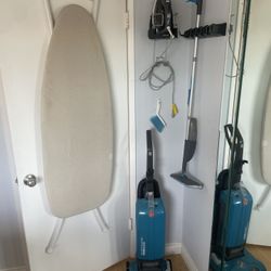Hoover Vacuum Cleaner , Mop, Rowenta Stream Care Iron And Ironing Board Set
