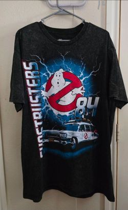 Acid wash Ghostbusters shirt