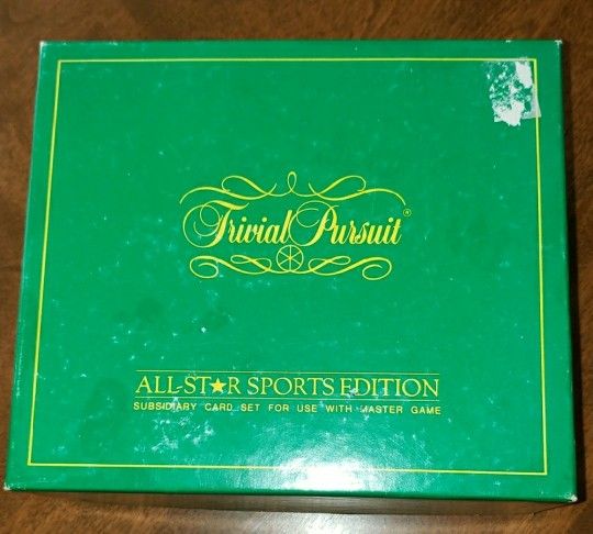 Trivial Pursuit All-Star Sports Edition Game- Subsidiary Card Set