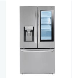 LG 30 cu. ft. French Door Smart Refrigerator with InstaView Door-in-Door, Dual Ice with Craft Ice, PrintProof Stainless Steel (LRFVS3006S)