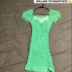 SEAFOAM GREEN DRESS