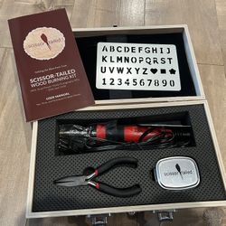 Premium Wood Burning Kit 43PCS, Dual Power Mode Wood Burner Pen Tool with 36Tips & Accessories All In A Wood Storage Case (BRAND NEW)
