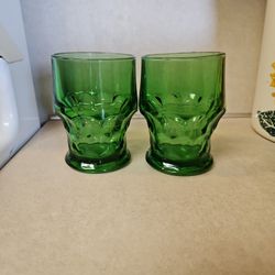 Anchor Hocking Emerald Green Glasses
