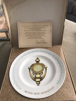 Avon Anniversary Plates