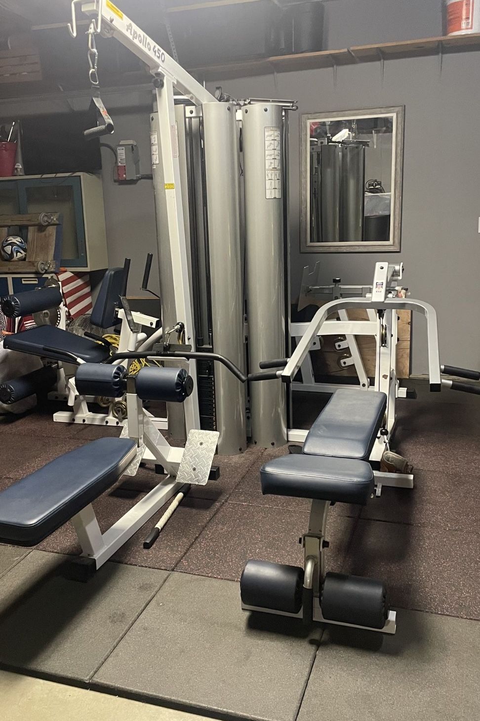 Gym Equipment. Apollo 450 Stack Set Home Gym 4 Stations,