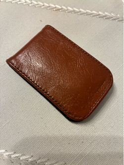 Men's  Leather Strong Magnetic Money Clip