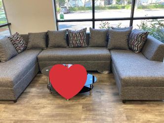 U Sectional Furniture Pillows Included. Brand New
