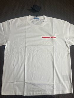 Prada redline white shirt