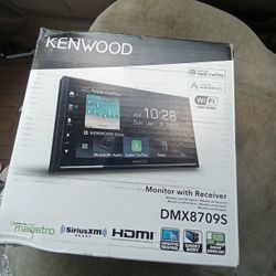 BRAND NEW KENWOOD DMX8709S 7" DBL DIN APPLE CAR PLAY ANDROID AUTO MAESTRO XM  MIRROR  4CAMERAS