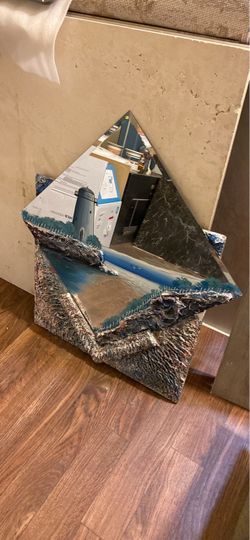 31”H x 28” L 3D Mirror Art