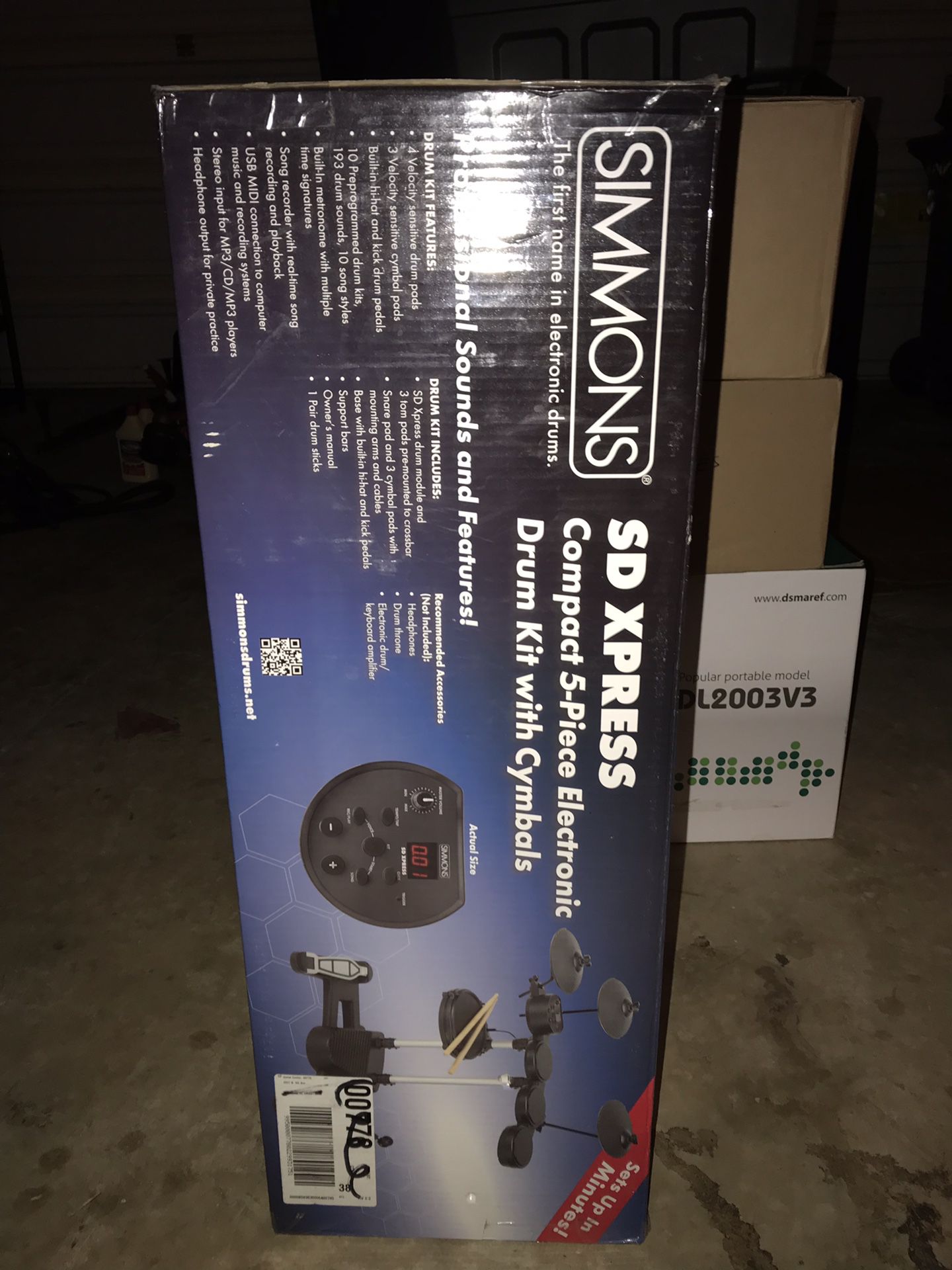 Simmons SD Express Electronic Drum Set