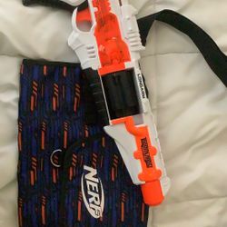 NERF LONGARM AND TACTICAL BAG BUNDLE