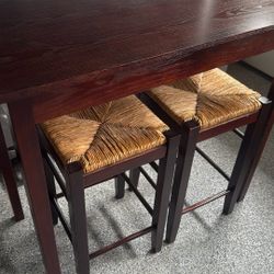 Table With Bar Stools