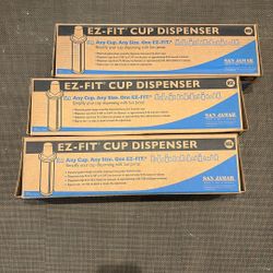 San Jamar Ez Fit Cup Dispenser 