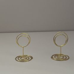 Table Card Holders- Gold