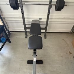 Gold’s Gym XR 6.1 Bench Press Set w/ Weights