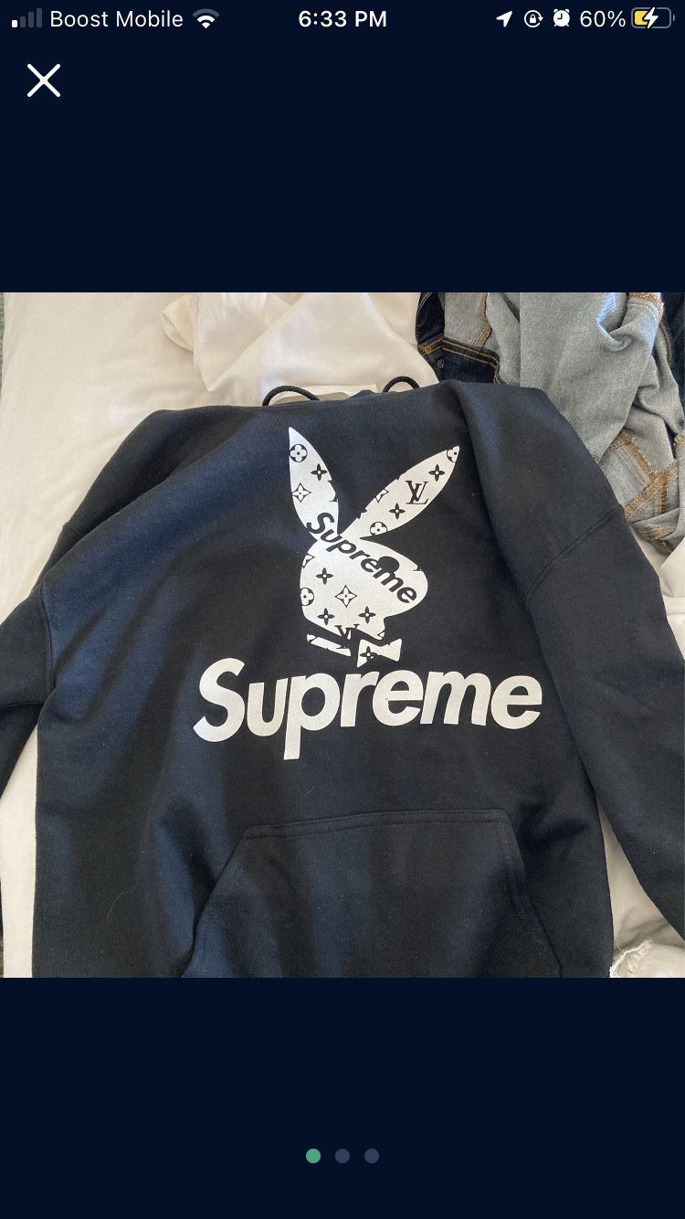 Playboy Bunny Supreme hoodie Size Medium 