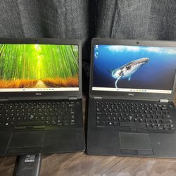 Two Dell 14 Inch Laptops $150 Each Intel I7