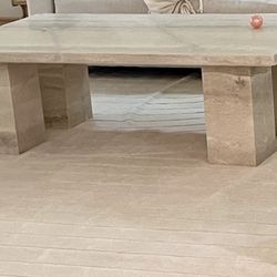 Travertine Coffee Table