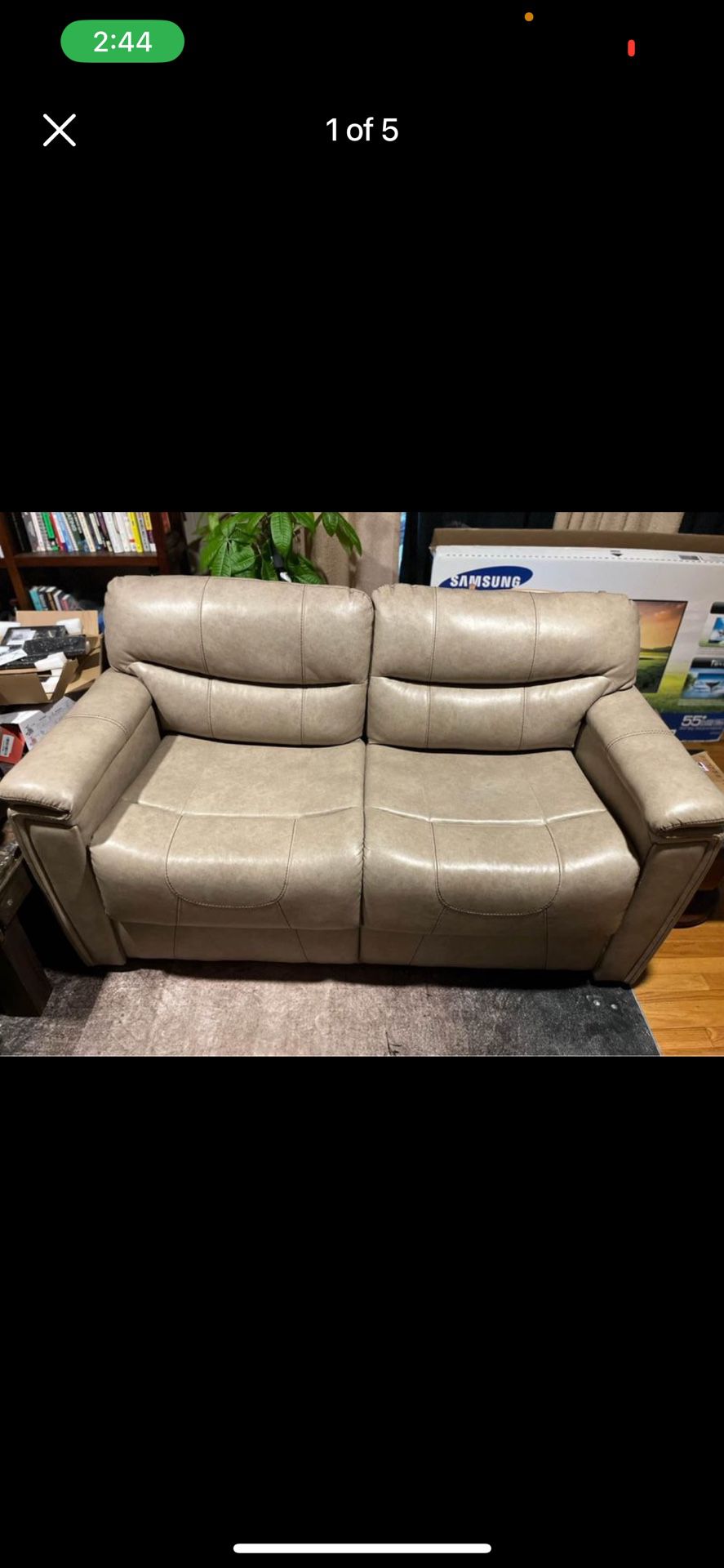 Love Seat/ Sleeper With 2 Recliners 