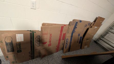 FREE Moving Boxes – Various Sizes