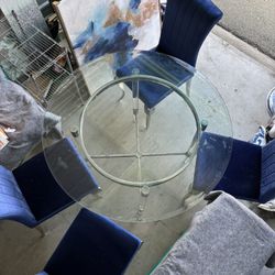 Kitchen Table And 4 Chairs And Entertainment Center 