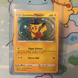 Special Delivery Pikachu Promo Card