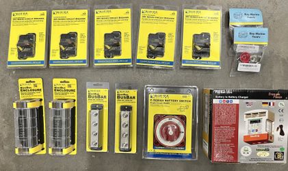 NIB lot of Blue Seas electrical components
