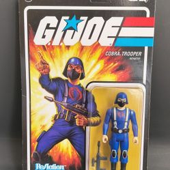 Super7 Reaction G.I. Joe Cobra H-Back Trooper Infantry Action Figure 3.75"