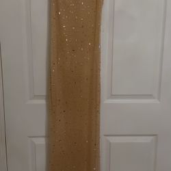 Gold dress