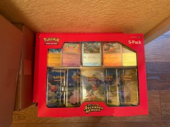 Pokémon Ascended Heroes 5-Pack Tins
