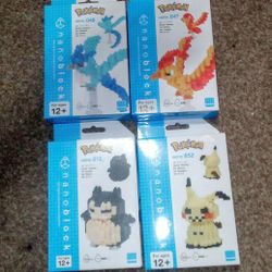 Pokemon Nano Blocks Lot $40