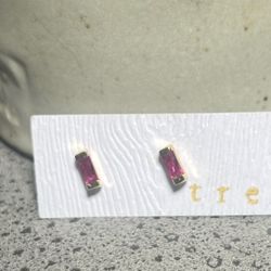 Ruby Earrings July Birthstone