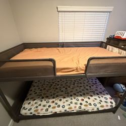 IKEA TUFFING Bunk Bed - Twin (Dark Gray)